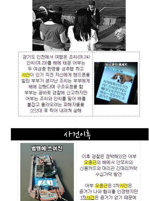 보성의 60대 어부가 20대 남녀 살해 사건 | 인스티즈