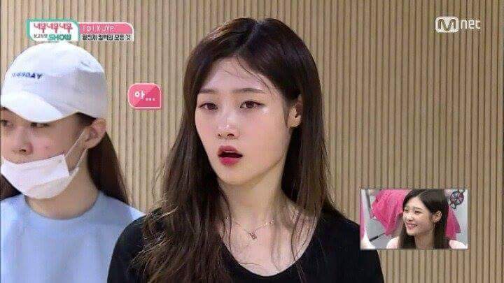땀에 젖은 정채연 | 인스티즈