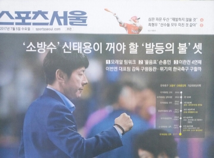 오늘자 스포츠신문 1면 | 인스티즈