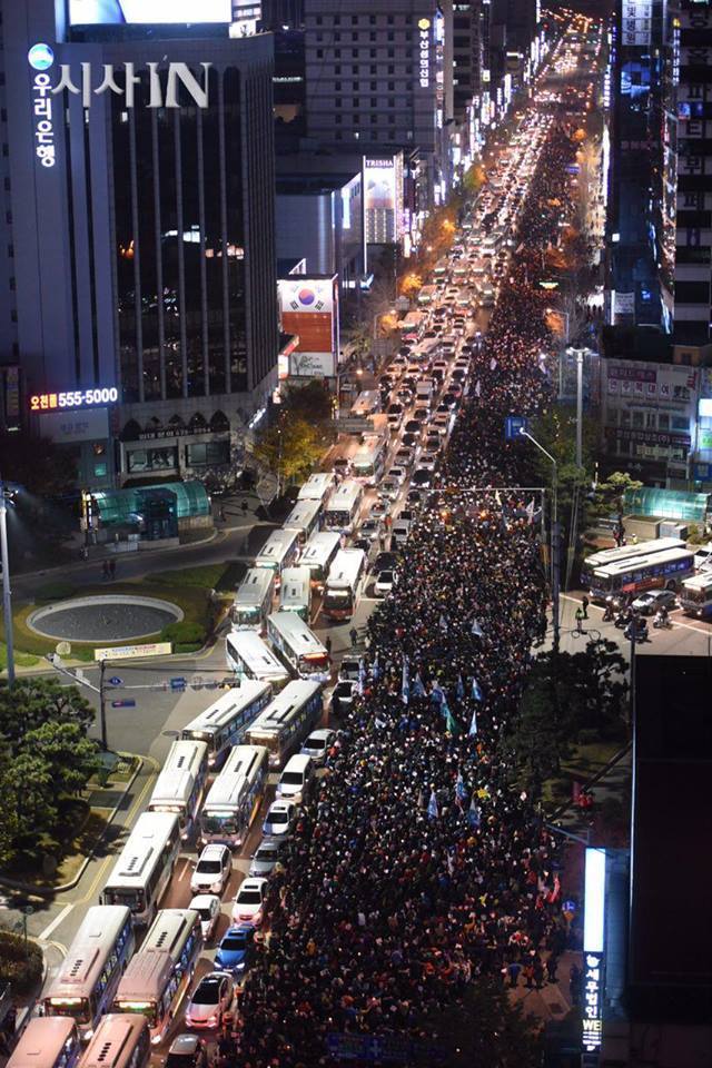 12월 3일 광역시별 집회인원 | 인스티즈