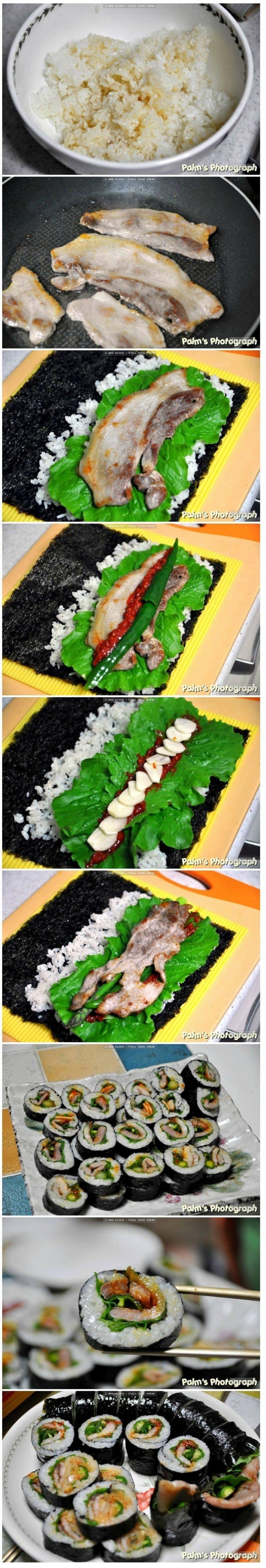 삼겹살 김밥.jpg | 인스티즈