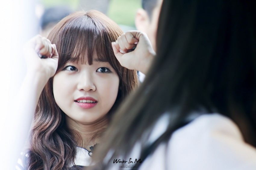 아이오아이 i.o.i 살짝 박보영(?) 느낌 나는 최유정 직찍 | 인스티즈