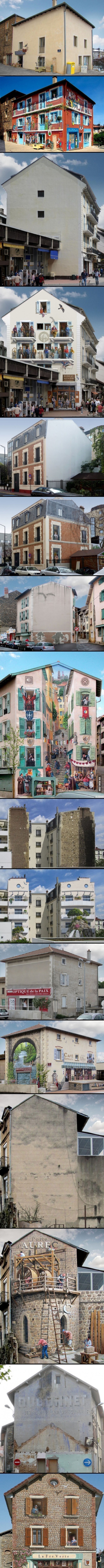 프랑스 마을의 흔한 벽화 | 인스티즈