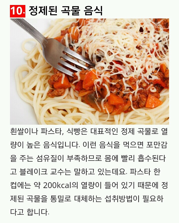 뚱뚱한 사람이 즐겨 먹는 음식 Best 10 | 인스티즈