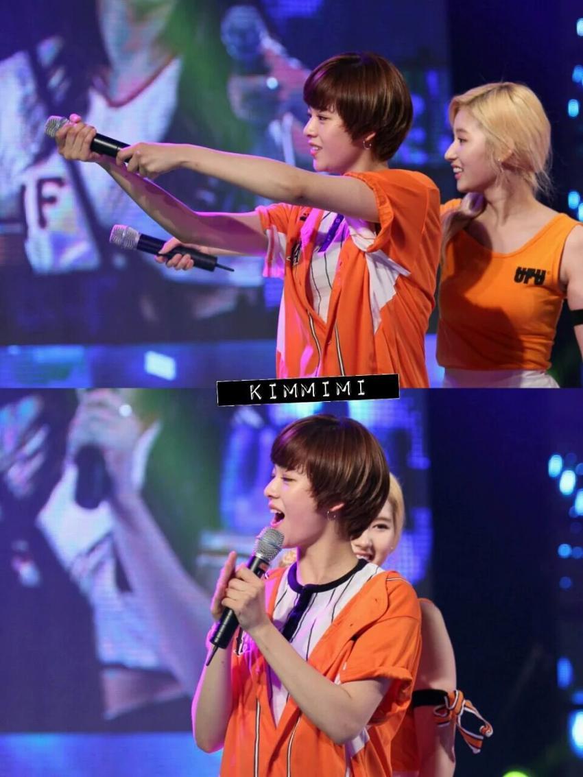 [트와이스] 걸크러쉬가아닌 휴먼크러쉬하는 정여니 짤들.jpg | 인스티즈