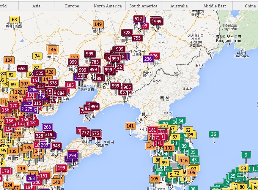 아직은 중국의 미세먼지상황을 보고 놀랄때가 아니다 | 인스티즈
