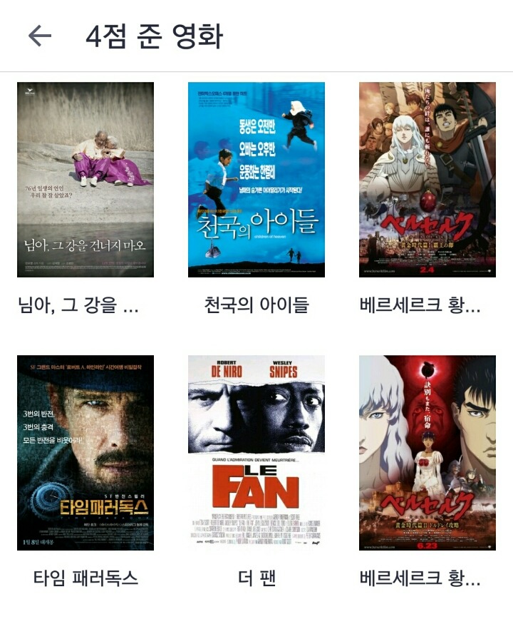개인적인 영화 평점... | 인스티즈