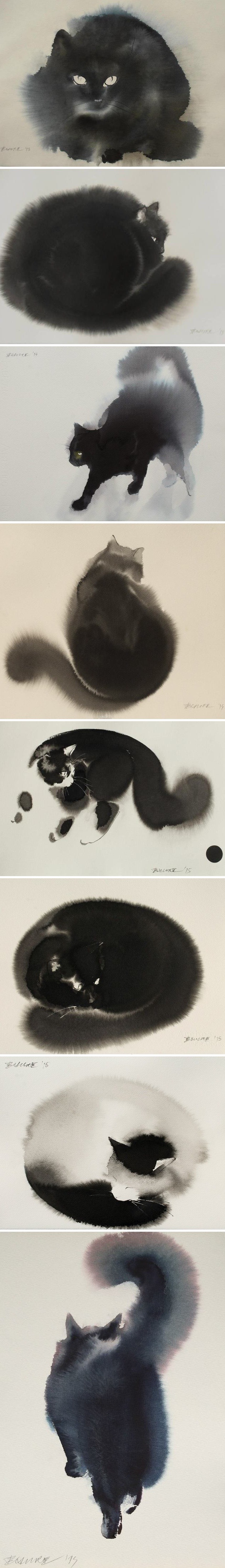서양 작가의 냥 그림 | 인스티즈
