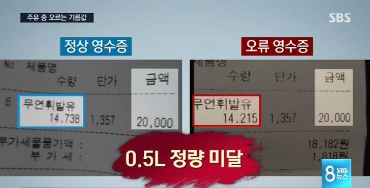 주유중에 가격이 변하는 인천의 주유소 | 인스티즈