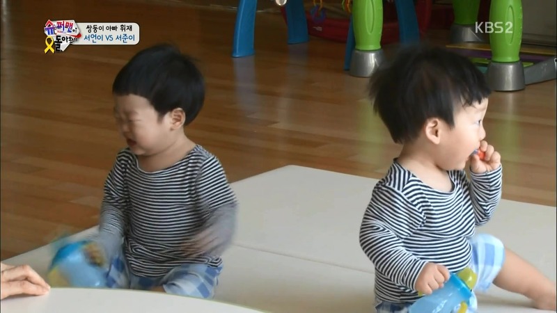 [슈퍼맨이돌아왔다] 작은병 하나때문에 싸우는 서언,서준이 | 인스티즈