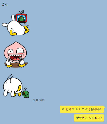 엄마와의 카톡 대화 | 인스티즈