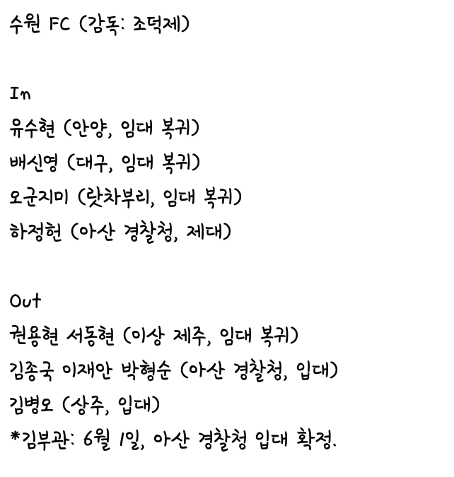 2017시즌 겨울 이적 시장 정리 (이미지 버전) | 인스티즈