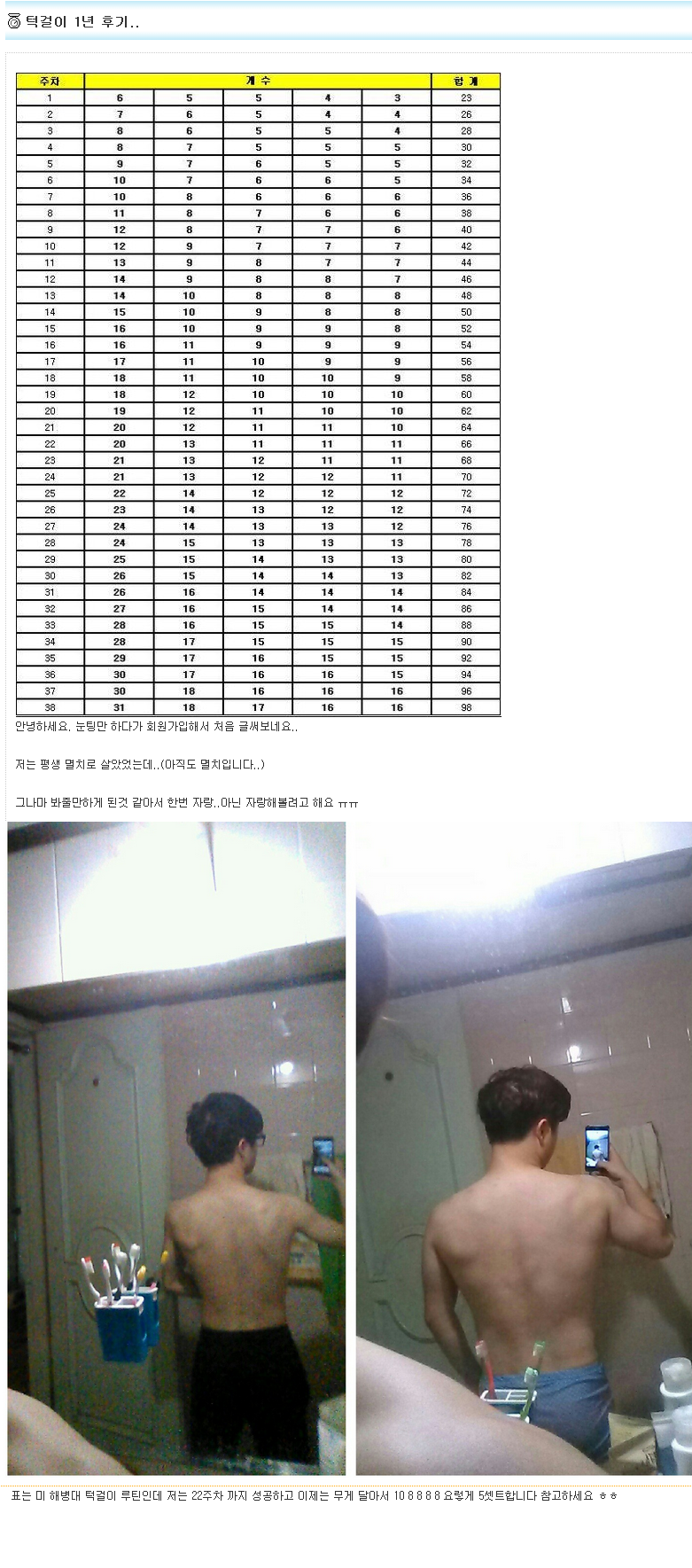 사이트별 턱걸이 1년 後.jpg | 인스티즈