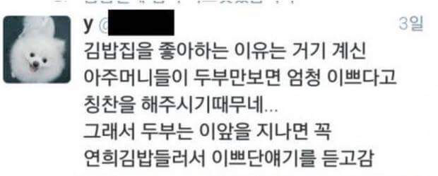 강아지가 김밥집을 좋아하는 이유 | 인스티즈