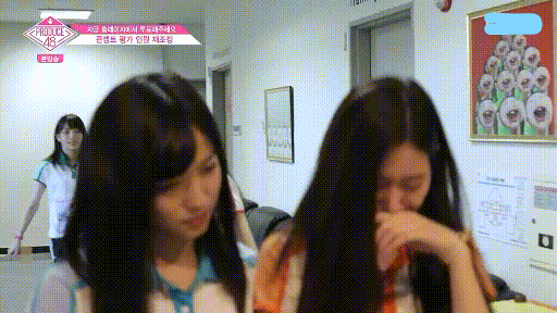 [프듀48] 9회 중 뭔가 드라마 같았던 카메라 구도.gif | 인스티즈