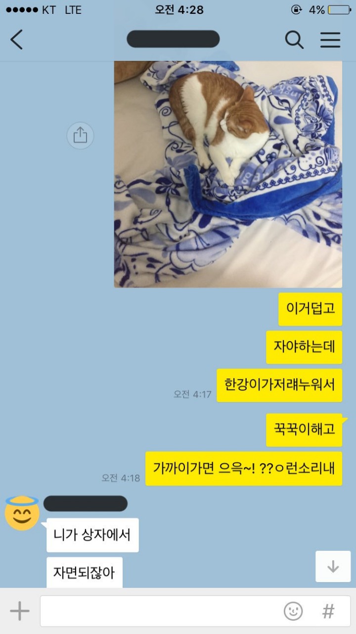 니가 상자에서 자면 되잖아 | 인스티즈