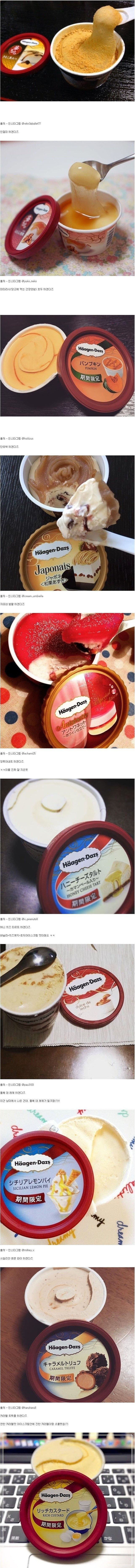 일본에서만 파는 하겐다즈들 | 인스티즈