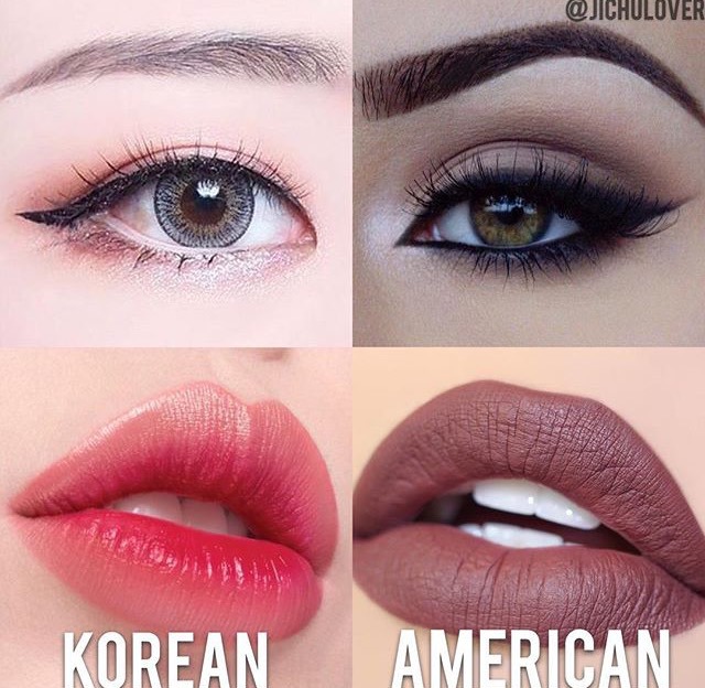 한국식 메이크업 vs 미국식 메이크업 | 인스티즈