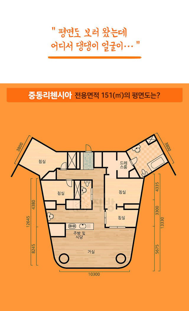 평면도가 특이한 아파트 | 인스티즈