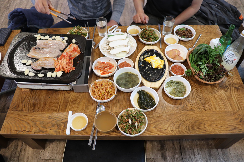 소주와삼겹살 이미지