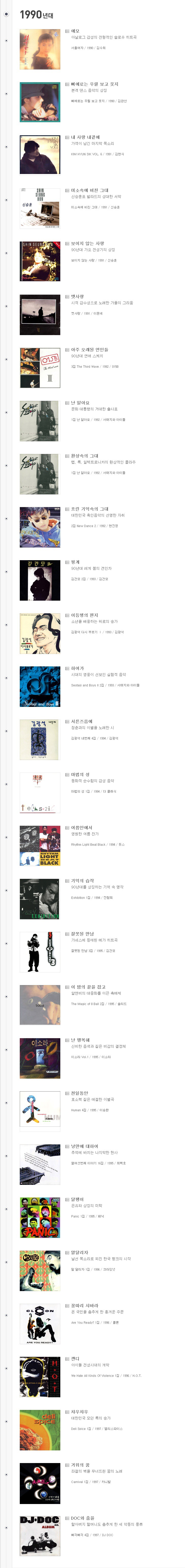 전문가들이 선정한 대한민국 역대 가요계 레전드 100곡.jpg | 인스티즈