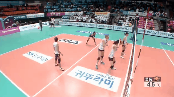 아직도 깨지지 않는 여배 올스타 스파이크 서브 퀸 기록.gif | 인스티즈