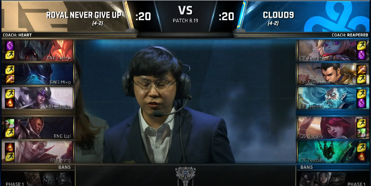 [LOL] 2018 롤드컵 그룹 스테이지 / 대회 5일차 7경기 조 1위 결정전,"RNG(중국) vs C9(북미)"- 경기결과 | 인스티즈